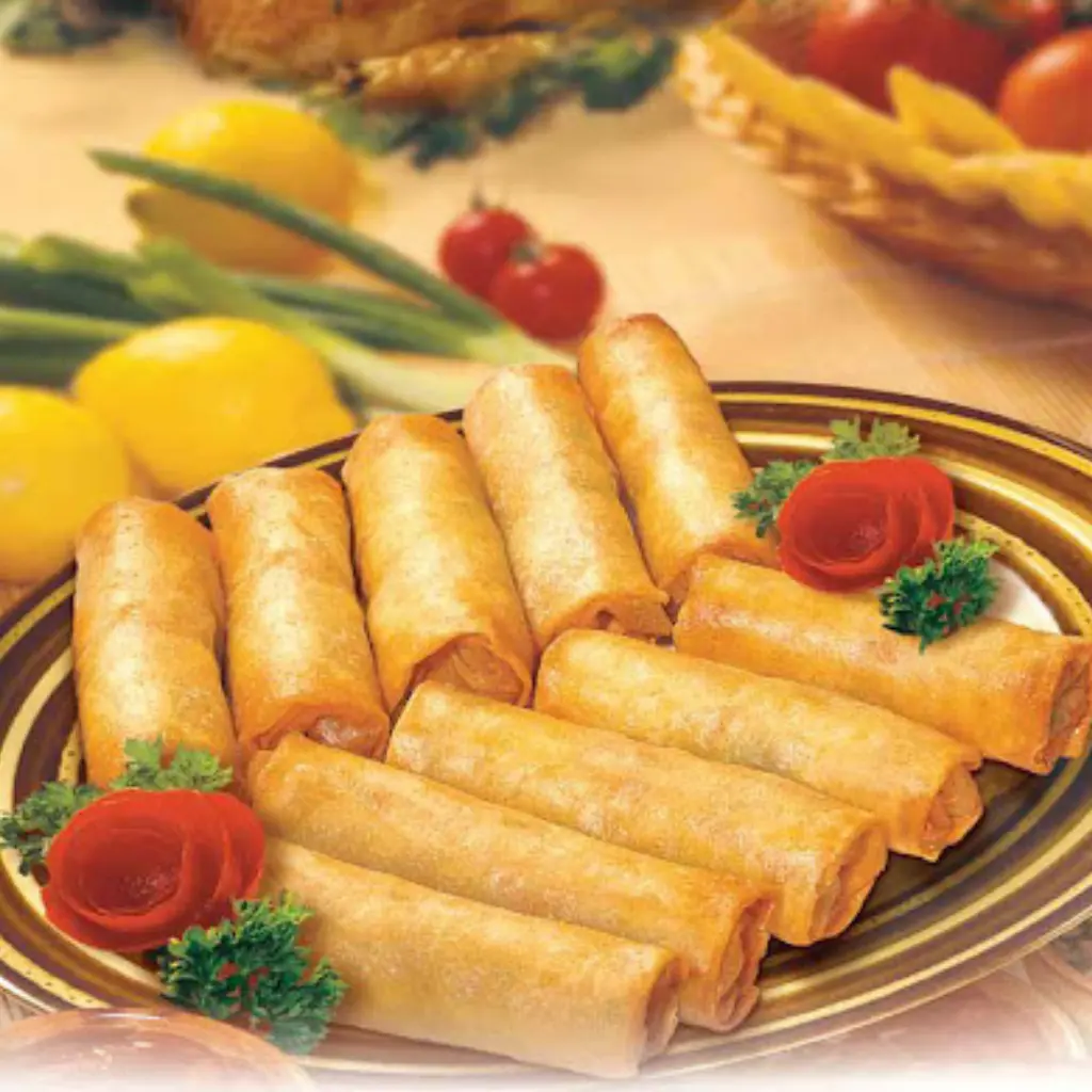 الأسبرينق رول بالدجاج